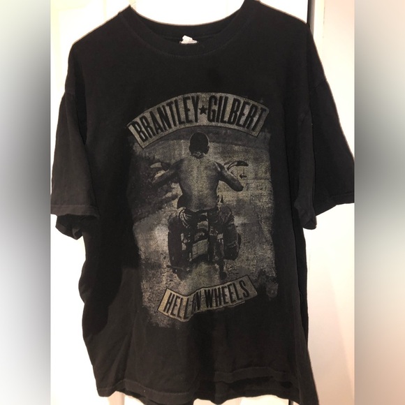 Brantley Gilbert 2013 hell on wheels tour t  shirt sz xl - Picture 1 of 3